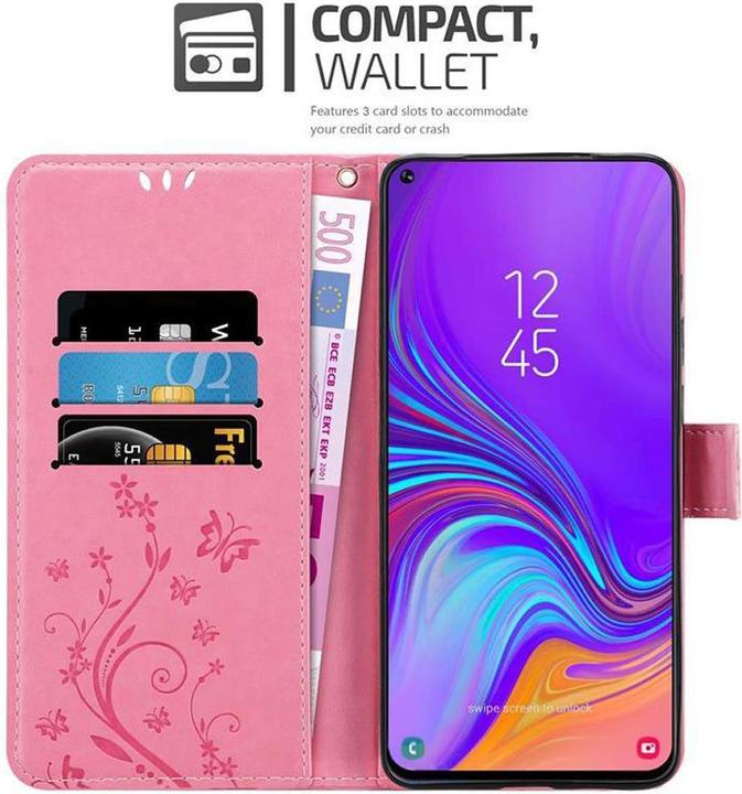 Actual product image Cadorabo Flower Book Cover (Samsung Galaxy A8s)