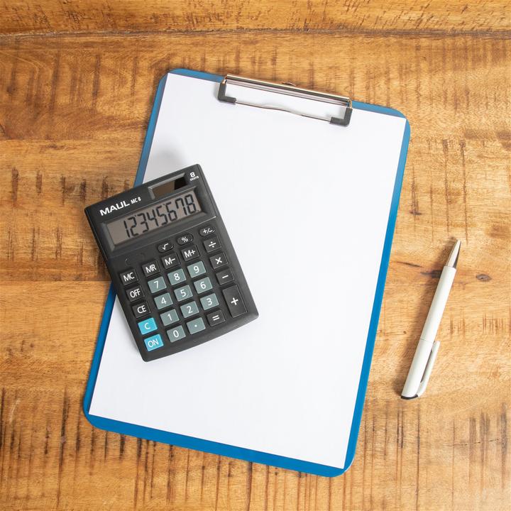 Actual product image Maul Calculator MC8 Black (Solar cells)