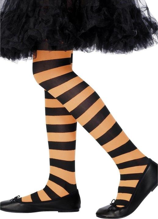 Immagine prodotto Smiffys Collant nero/arancio Kin (Taglia unica)