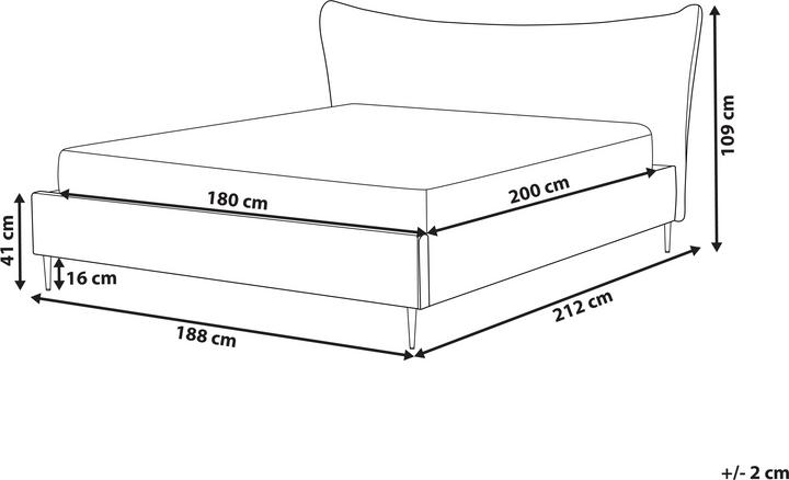 Immagine prodotto Beliani Chaleix (180 x 200 cm)