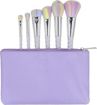 Ilu Basic Set 6 pennelli da trucco con sacchetto Unicorno Pastello (Set)