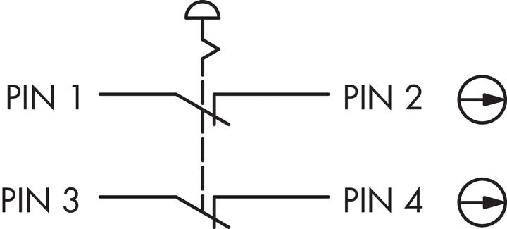 Produktbild Schlegel FRVKOO C001 FRVKOO C001 - Not-Halt-Taster mit M12-Anschluss 4-polig