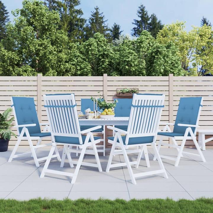 Produktbild VidaXL Hochlehner-Auflagen 2 Stk. Stoff (120 x 50 x 4 cm)