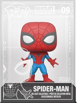 Actual product image Funko Pop Diecast Metal Spider-Man Limited Edition