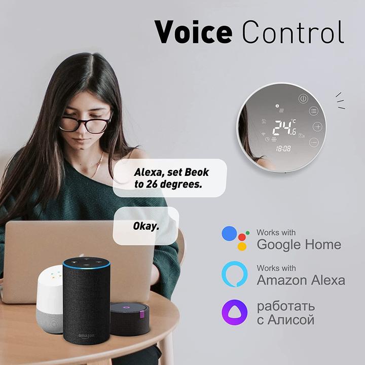 Actual product image Beok controls Electric heater thermostat, 1pc WIFI