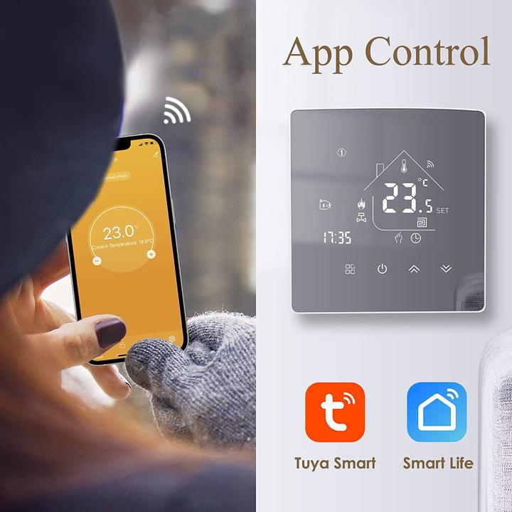 Immagine prodotto Beok controls Termostato per riscaldamento elettrico, 1pc WIFI