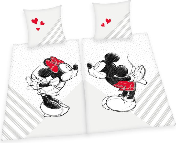 Disney Mickey & Minnie Partnerbettwäsche