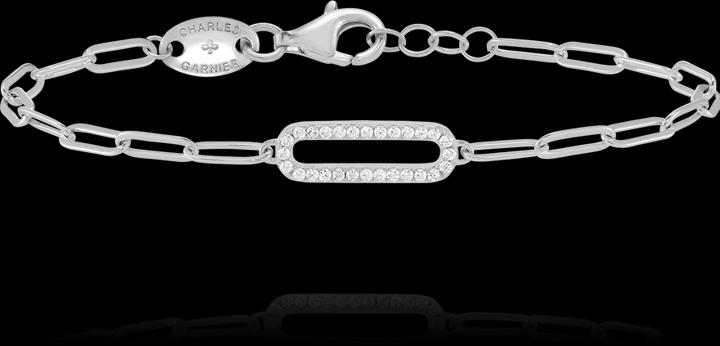 Charles Garnier Silbernes Armband (21 cm, Silber)
