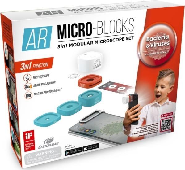 Image du produit Eastcolight AR Micro-Blocks 3i1 modulaert mikroskop saet bakterier og vira