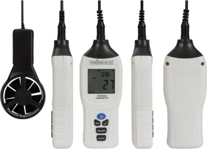 Image du produit Velleman Thermomètre-Anémomètre Numérique