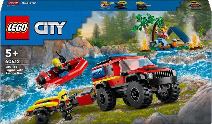 LEGO All-terrain fire engine with rescue boat (60412, LEGO City)