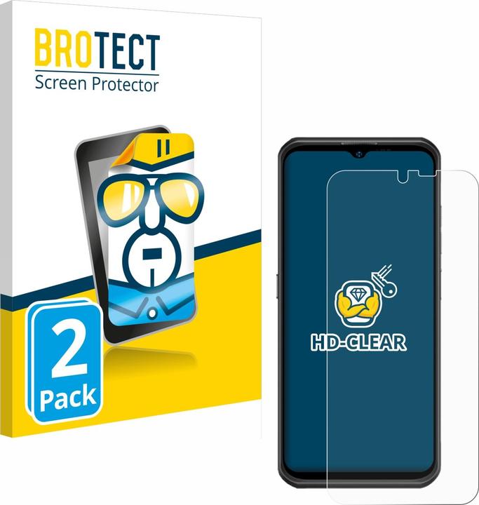 Produktbild BROTECT Schutzfolie Displayschutz Klar (2 Stück, Ulefone Armor 17 Pro)