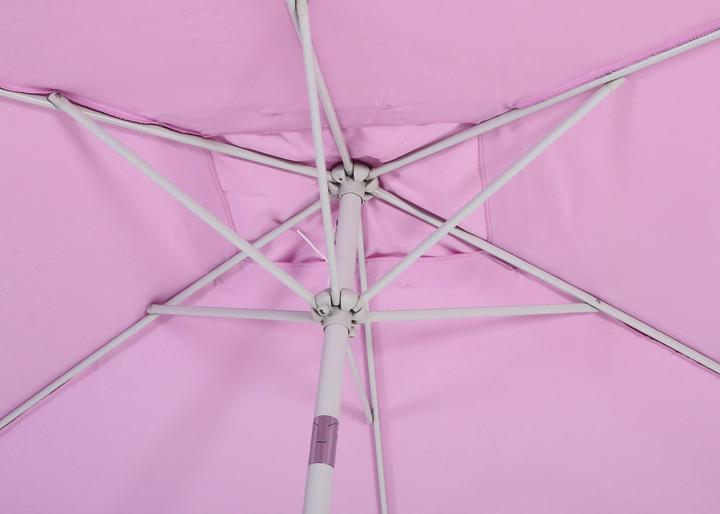 Image du produit Swisshandel24 Parasol, Parasol de jardin, 2x3m rectangulaire inclinable, Polyester/Alu 4,5kg - lilas (1.92 m)