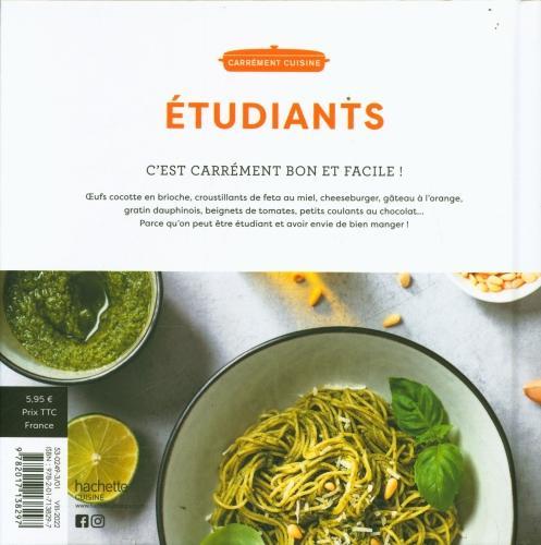 Image du produit Etudiants : 100 recettes faciles et pas chères (Français, Collectif, 2022)