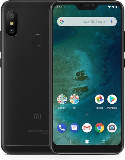 Produktbild Xiaomi Mi A2 Lite (64 GB, Black, 5.84", Dual SIM + SD, 12 Mpx, 4G)