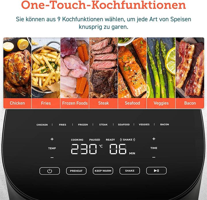 Actual product image Cosori Hot Air Deep Fryer XXL