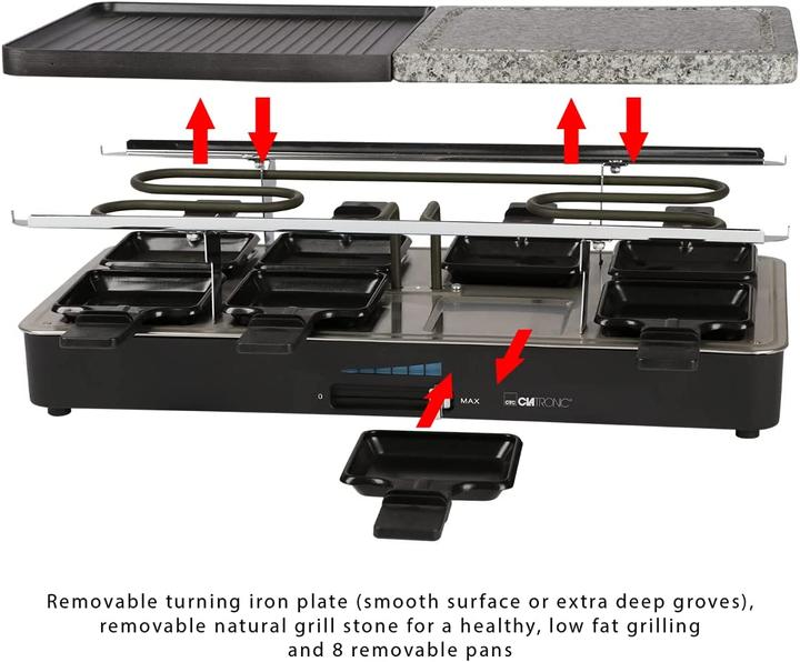 Produktbild Clatronic Raclettegrill RG 3518