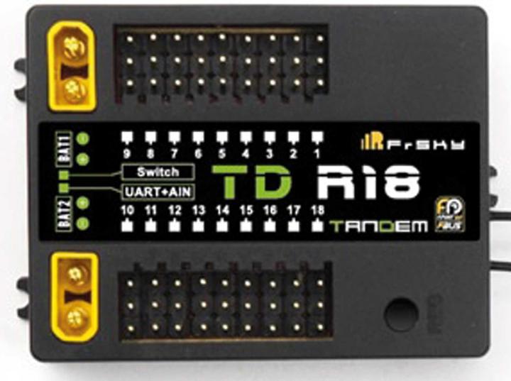 FrSky tandem receiver td-r18 2.4 ghz/868 mhz