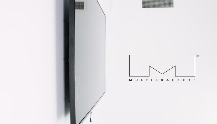 Produktbild Multibrackets HAGOR MB 100 HD - Klammer - für Flachbildschirm - Schwarz - Bildschirmgrösse: 152 (Wand, 110", 125 kg)