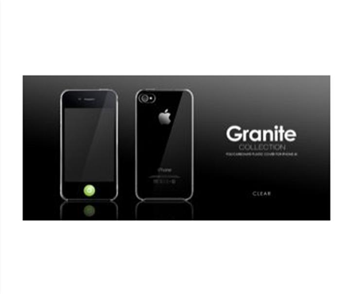 Actual product image more. Granite Collection Hardcase for iPhone 4/4S Clear (Apple iPhone 4s, Apple iPhone 4)