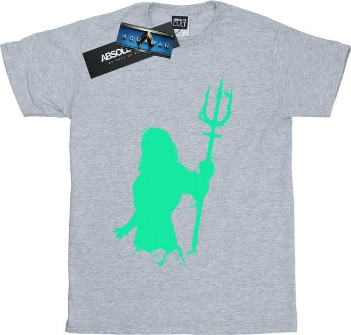 Aquaman Aqua Silhouette TShirt (M)