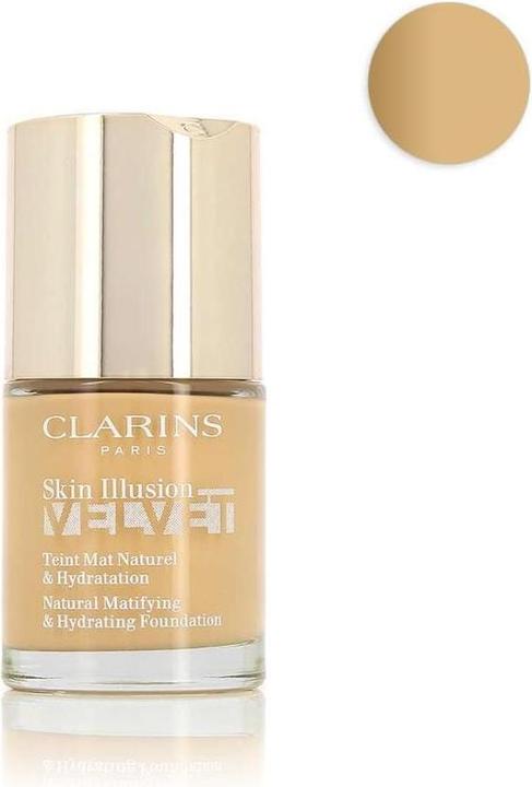 Actual product image MyClarins Clarins - Skin Illusion Velvet ( Natura l Matifying & Hydrating Foundation) 30 ml - Shade: 110.5W (110.5W)