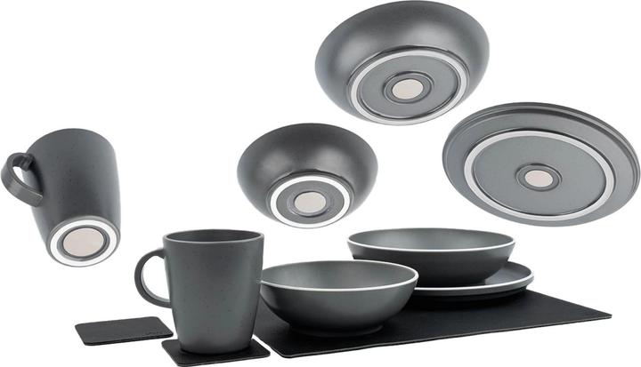 Silwy Magnet-Kunststoff-Geschirrset Dolomit Grey, Produkttyp
