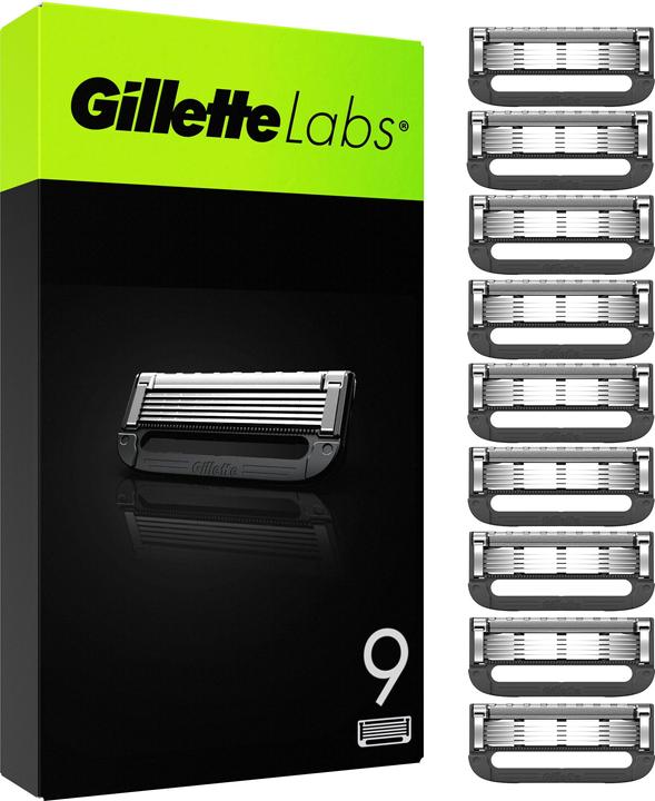 Actual product image Gillette - GilletteLabs Razor Blades - Green/Black - 9 pcs (9 x)