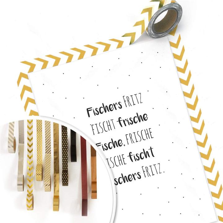 Produktbild Trenddeko Zungenbrecher - Fischers Fritz (50 x 60 cm)