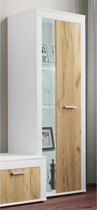 Produktbild VCM Schrank Vitrine Wohnzimmer Glas Usilo (60 x 35 x 159 cm)