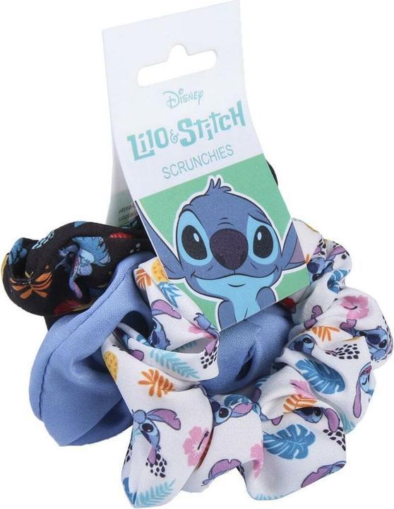 Cerda DISNEY - STITCH - Accessoires Cheveux "Chouchou" 3x - Tropical (Haargummi)