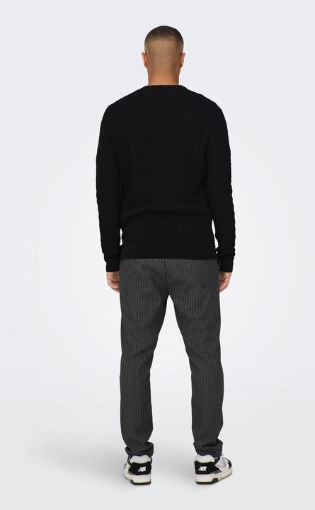 Produktbild Only & Sons Onskalle Reg 12 Struc Crew Knit Noos (M)