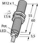 Image du produit Turck TURC BC3-M12-AP6X/S90/3GD Capteur capacitif Déclaration de conformité ATEX 3203M (Capteur)