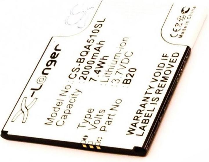 Actual product image AccuCell Battery for BQ Aquaris 5.0 HD Battery Aquaris B20