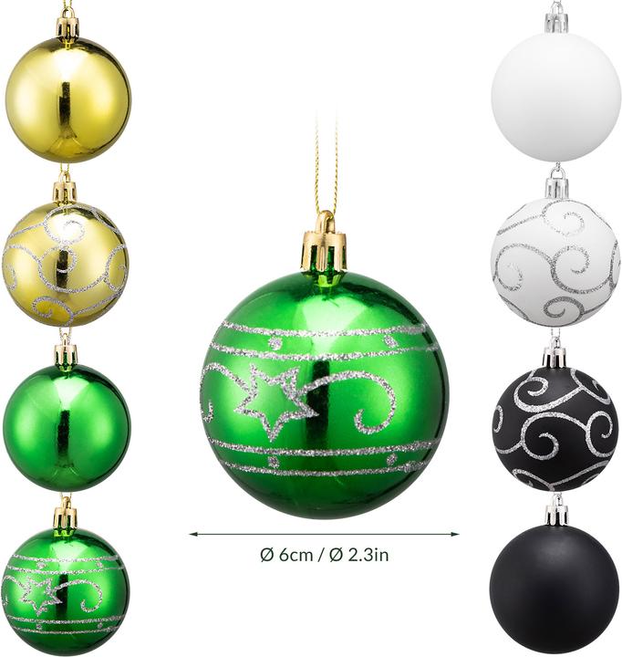 Produktbild Casaria Christbaumkugeln (1 -teilig)