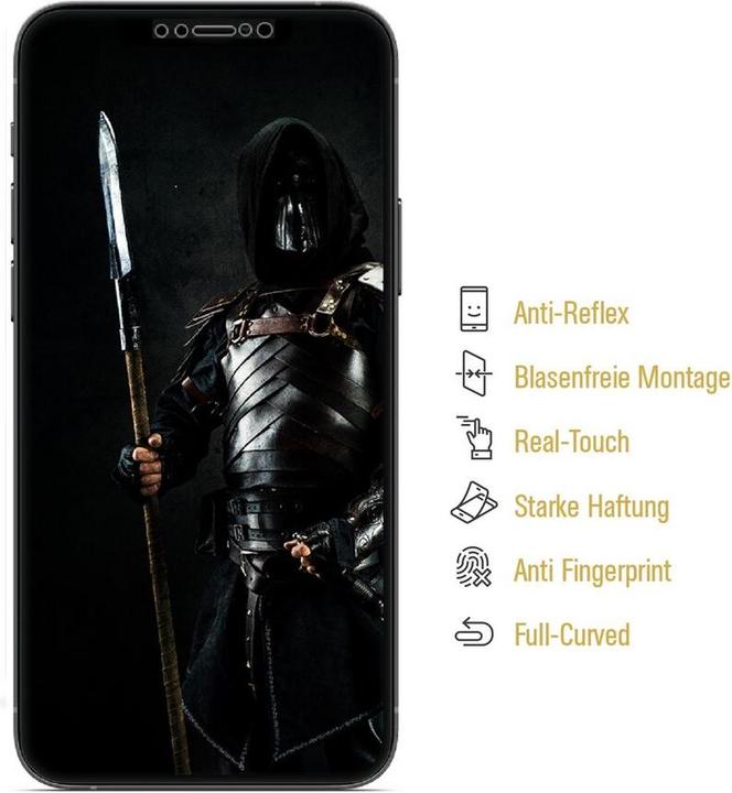 Actual product image Protectorking 2x premium matt anti-reflective screen protector (2 Piece, Apple iPhone 11)