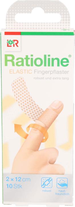 Lohmann & Rauscher Ratioline elastic 2 x 12cm Fingerverband, 10 St. Wundauflagen (10 x)