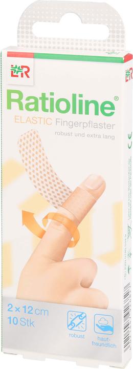 Actual product image Lohmann & Rauscher Ratioline elastic 2 x 12cm finger bandage, 10 pcs. Wound dressings (10 x)