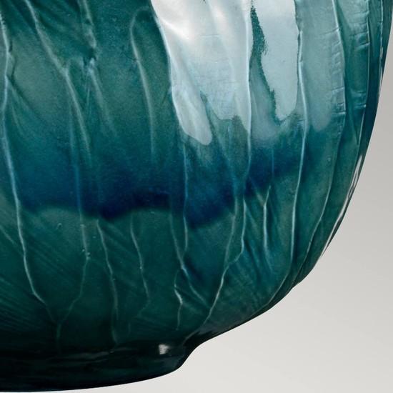 Produktbild Elstead Lighting Blue Globe Tischleuchte E27 Blau Hellgrau, Made in UK (E27)
