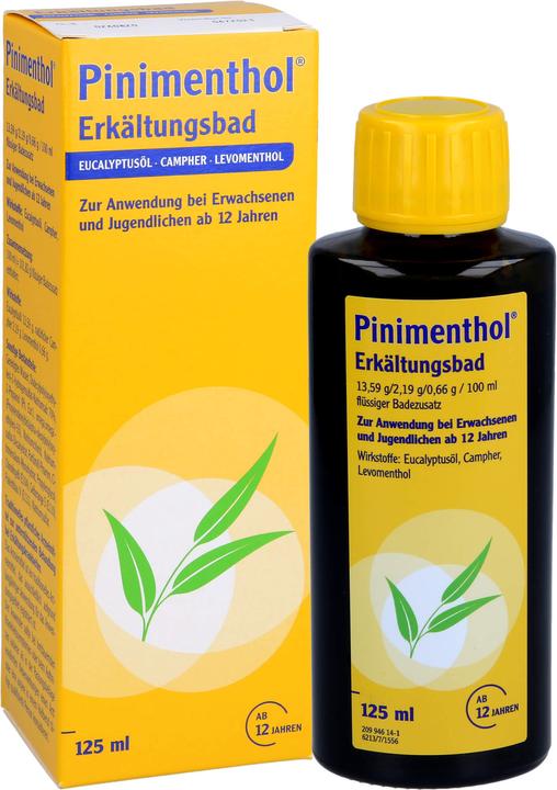 Actual product image Pinimenthol Cold Bath with Eucalyptus Oil from 12 years, 125 ml solution (125 ml)