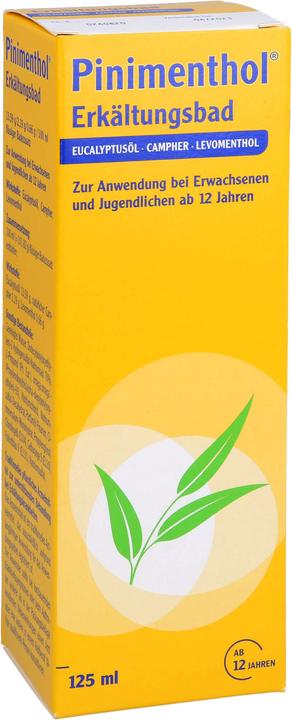 Actual product image Pinimenthol Cold Bath with Eucalyptus Oil from 12 years, 125 ml solution (125 ml)