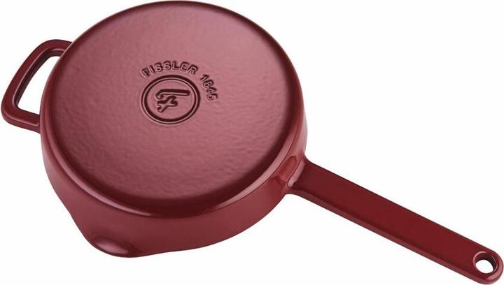 Produktbild Fissler Pfanne Gusseisen, Burgunder rot (24 cm, Bratpfanne, Gusseisen)