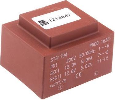 Produktbild Rs Pro PCB Transformer 10VA 2x12V