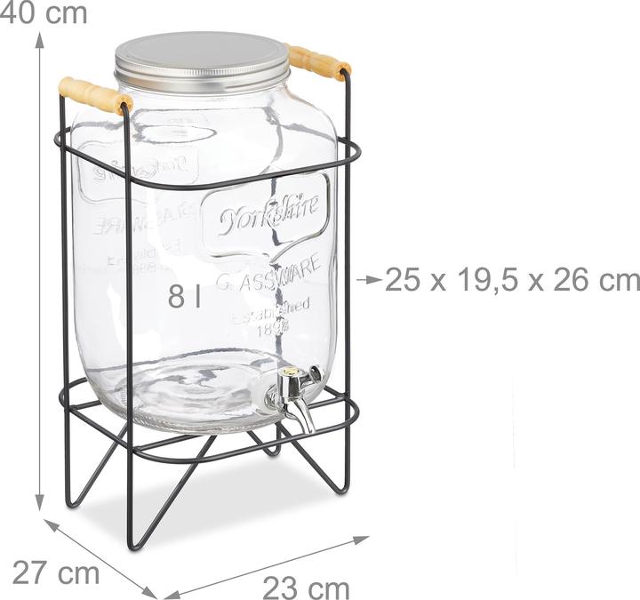 Image du produit Relaxdays Distributeur de jus