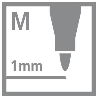 Image du produit STABILO Stylo permanent OHPen universal (Bleu, 1 mm, 1 x)