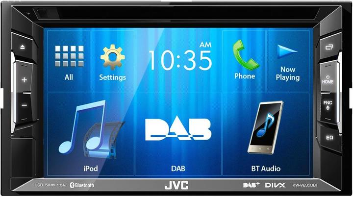 Produktbild JVC KW-V235DBT inkl. DAB-Antenne