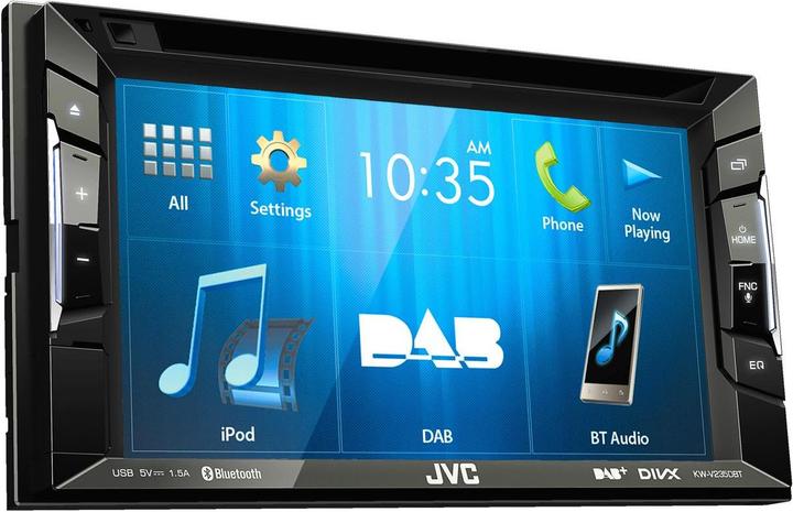 Produktbild JVC KW-V235DBT inkl. DAB-Antenne