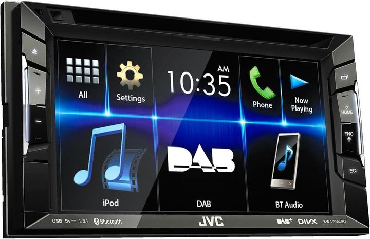 Produktbild JVC KW-V235DBT inkl. DAB-Antenne