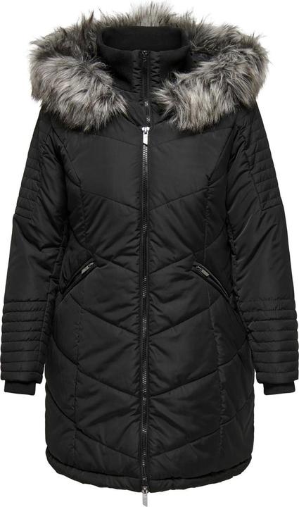 Only Kapuze Gerippte Ärmelbündchen Mantel Mantel (50)