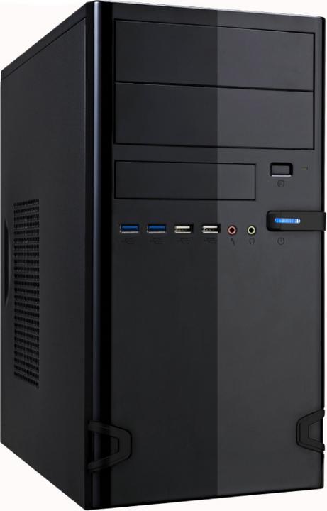 Produktbild Linkworld 727-22 + LPW19-25 - Tower - PC - Schwarz - 450 W - 80,90,120 mm - 80,90 mm (mATX, Flex-ATX, Mini-ATX)